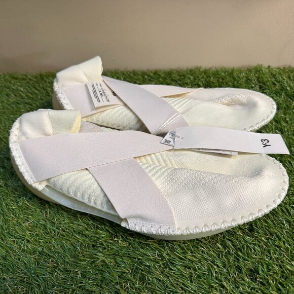 Adidas Y-3 ITOGO Yohji Yamamoto Slip On Shoes Cream White Men's 11 ID1807 $600 - Picture 1 of 8